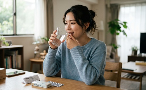低用量ピルを飲んでいる女性